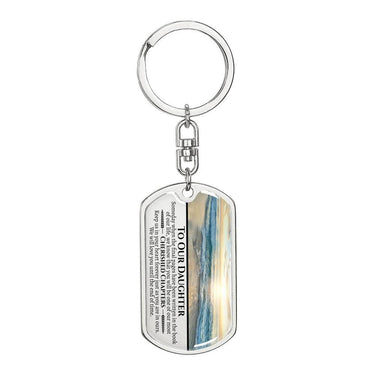 Daughter (Parents) Keychain - Love You This Much